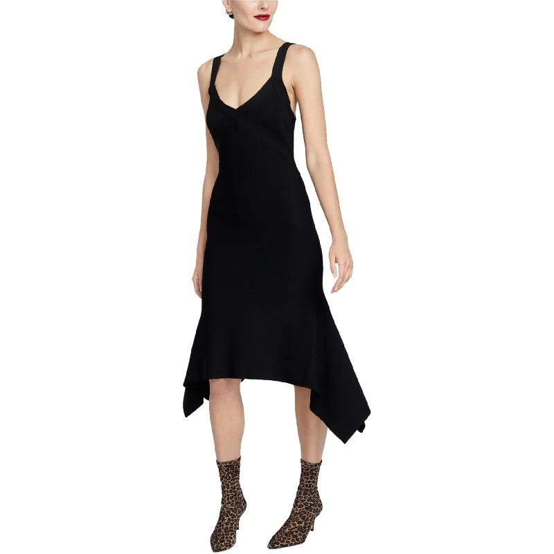 off-shoulder dresses for women -warm tops for women -Rachel Roy Womens Katherine Asymmetrical Dress